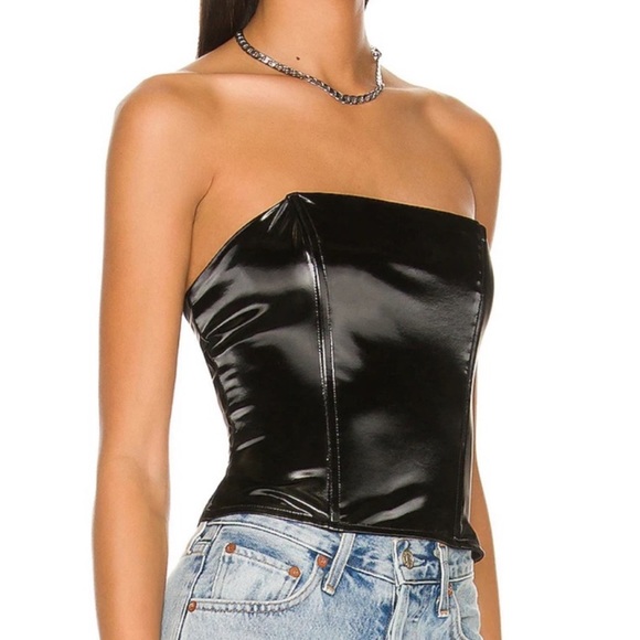 WeWoreWhat Fitted Corset in Black Size 10 - Picture 2 of 5